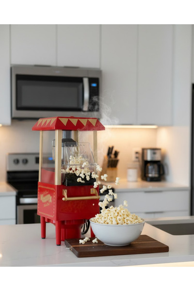 Lisinya Oil-Free Popcorn Maker for Healthy Snacks -