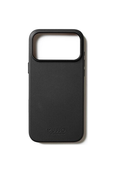 Mujjo iPhone 17 Pro Max Black Leather Case