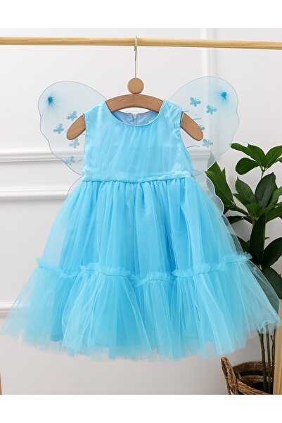 MiniKids Rochita Fantasy cu aripioare de fluturas blue 110 (4-5 ani)