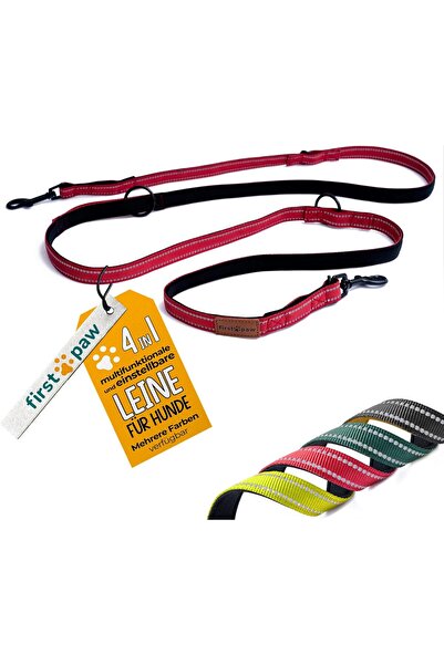 Other FIRSTPAW Adjustable Dog Leash - Padded PP Webbing, Reflective, 2 m, 4 S...