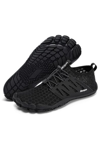 Other Pantofi de apa Racqua - Barefoot, Protectie Arici de Mare, Uscare Rapida, Negru, Marimea 39