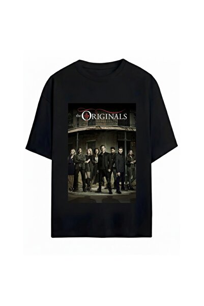SVART WEAR تي شيرت مطبوع للجنسين من The Originals مقاس كبير