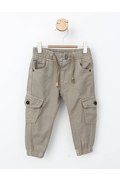 MiniKids Costin cargo pants olive-grey 110 (4-5 years)
