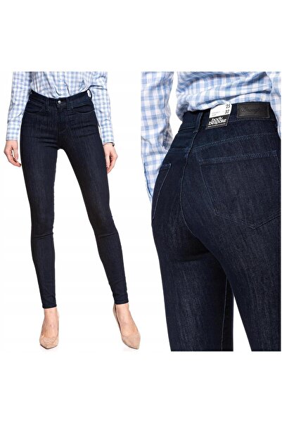 WRANGLER Blugi de damă, Wrangler, bumbac, lungime normală, fermoar, 5 buzunar...