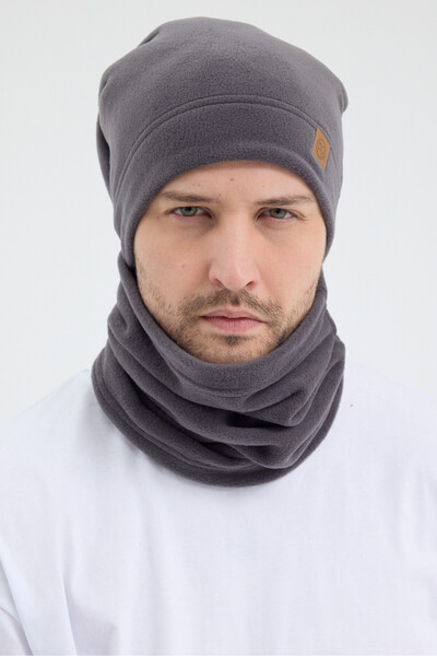 Butikgiz 100% Micro Polar Fleece Extra Flexible and Soft Men's Beanie Neck Co...