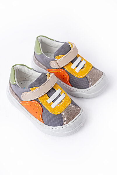 lina step Обувки от естествена кожа с ортопедична подметка за момчета, които ...