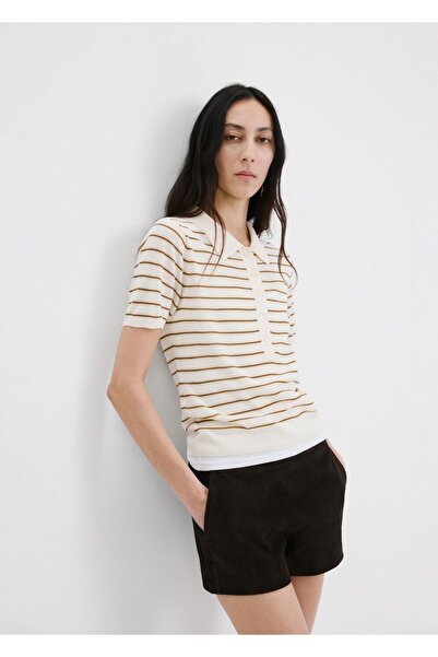 MANGO Woman Polo yaka kazak