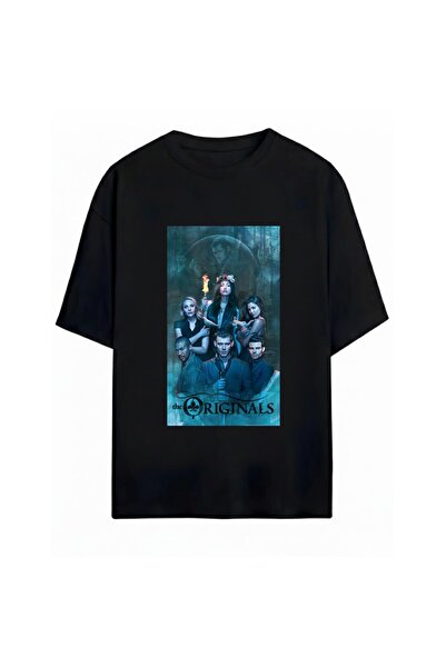 SVART WEAR تي شيرت مطبوع للجنسين من The Originals مقاس كبير