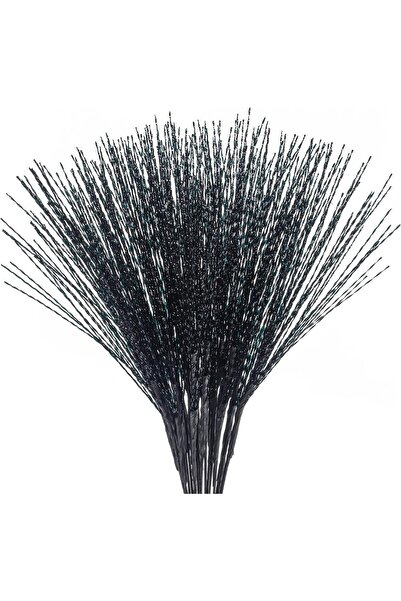 Other Artificial Christmas Branches - With Black Glitter, 20 Pieces, 67 cm, F...