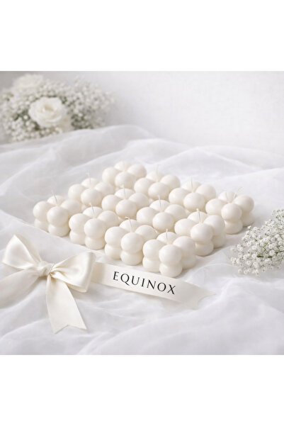 EQUINOX MUM Equinox 12 Adet Mini Bubble Mum Düğün, Nişan, Söz Için Hediyelik