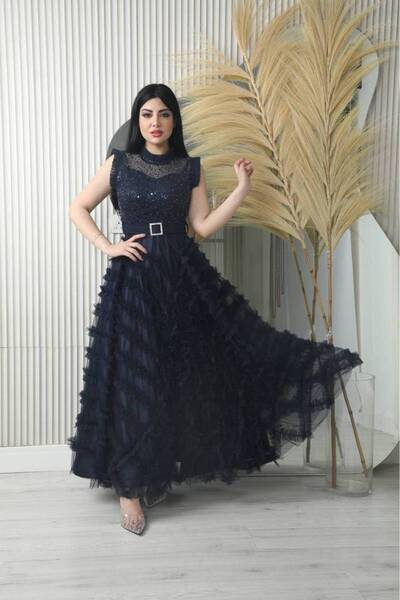 ranin Sequined evening dress