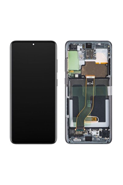 Samsung Display cu Touchscreen Galaxy S20+ 5G G986 / S20+ G985 cu Rama Negru ...