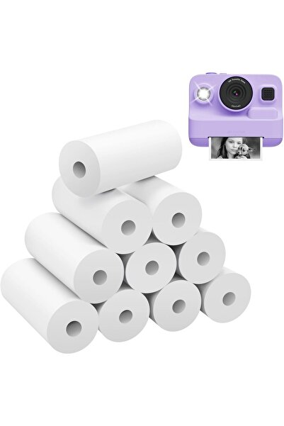 Other Instant Camera Thermal Paper - Set of 10 Rolls, BPA Free - 7m, White, 6...