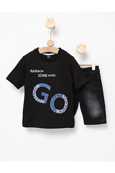 MiniKids Καλοκαιρινό κοστούμι Go Revolution μαύρο 104 (3-4 ετών)