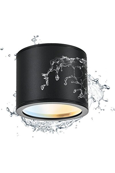 Other LED Ceiling Light GX53 - Aluminum, 3 Light Colors 3CCT, IP44 Bathroom -...