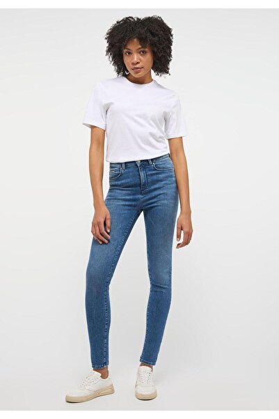 Mustang Women's Jeans, Mustang, Cotton, Regular Length, Zipper, 5 Pockets, Bl...