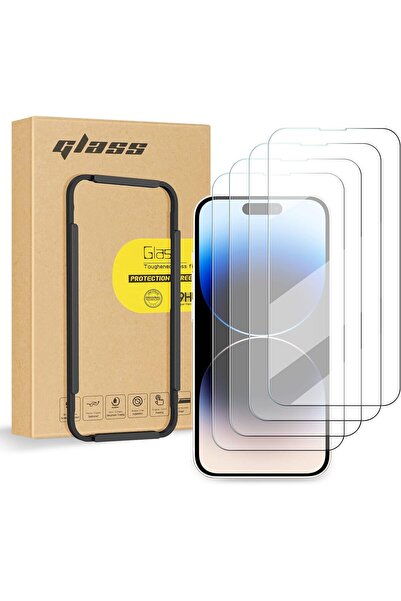 Other Sticlă Securizată iPhone 14 Pro Max - Set 4 Bucăți, Duritate 9H, Clarit...