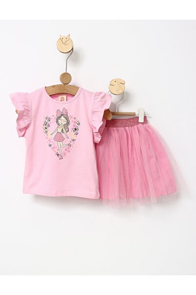 MiniKids Set Summer Girl model roz 122 (6-7 ani)