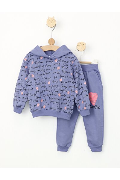 MiniKids Φόρμα Sweet Girl μωβ μοντέλο 116 (5-6 ετών)