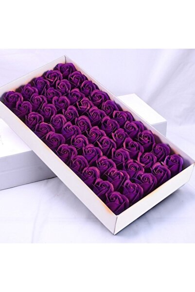OEM Purple Soap Roses, box of 50 pcs