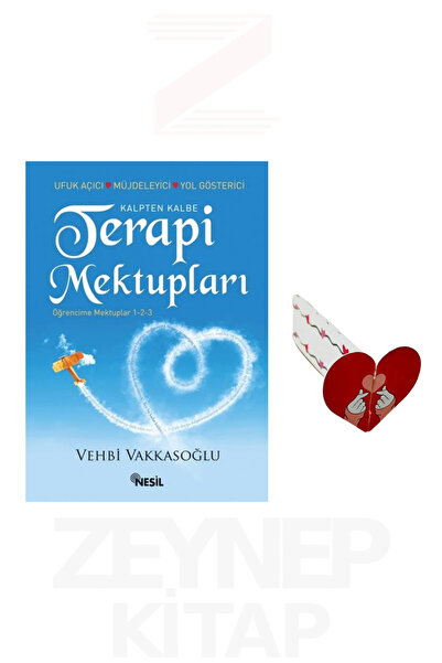 Nesil Yayınları Terapi Mektupları - Vehbi Vakkasoğlu (Kalp Ayraç Hediye)
