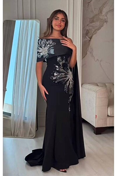 ranin Barbie embroidered evening dress