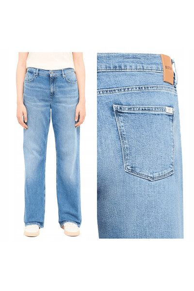 Mustang Women's Jeans, Mustang, Cotton, Regular Length, Zipper, 5 Pockets, Bl...