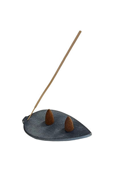 Other Suport Bețișoare Parfumate - Steatit , Formă Frunză - Set 4 Bucăți, 13 ...