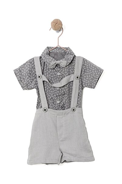 MiniKids Compleu ANCORE si PAPION gri 86 (12-18 luni)