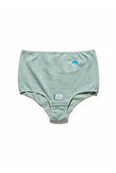 Berrak Çiçek Desen Yüksek Bel Bato Külot