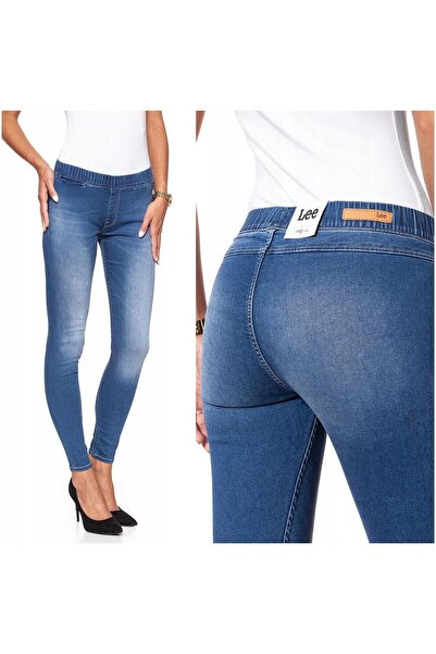 Lee Blugi de damă, Lee, Slip-On, W28-L33, Bumbac, Fermoar, Lungi, Talie medie...