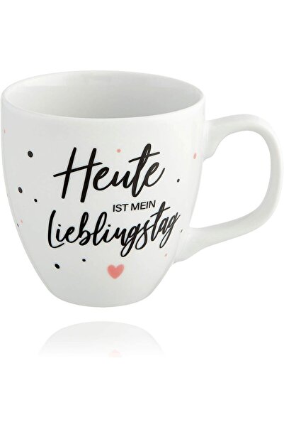 Other Cană Jumbo Porțelan - Heute ist mein Lieblingstag, Mâner Confortabil - ...