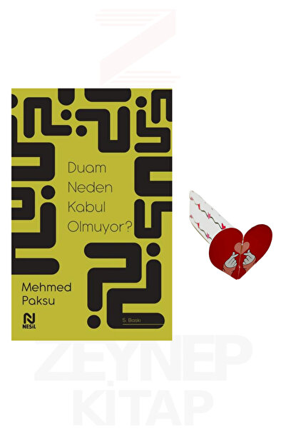 Nesil Yayınları Duam Neden Kabul Olmuyor? - Mehmed Paksu (Kalp Ayraç Hediye)