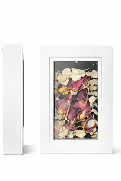 FALCON DEMİR ÇELİK Metal Derin Camlı Anı Çerçevesi - Kurutulmuş Çiçek & Obje ...