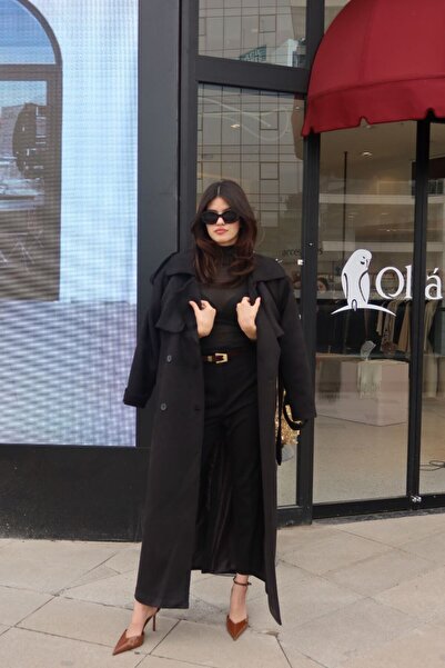 OlaFre Stutgart suede trench coat