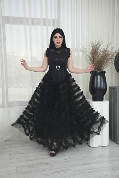 ranin Sequined evening dress