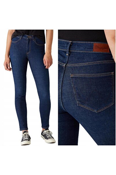 WRANGLER Blugi de damă, Wrangler, bumbac, lungime normală, fermoar, 5 buzunar...