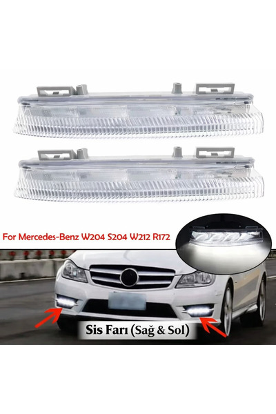 KYBURG MERCEDESW204 GÜNDÜZ LEDİ (SAĞ SOL SET)