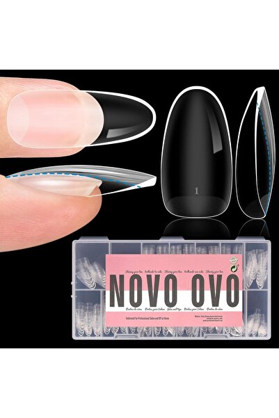 Other Tipsuri Gel Ovale Extra Thick - PMMA Soft Gel Transparent, Pre-pilit - ...