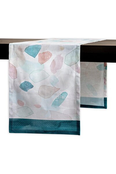 Other Maison d'Hermine Table Runner - 100% Cotton, Watercolor Design, Summer ...