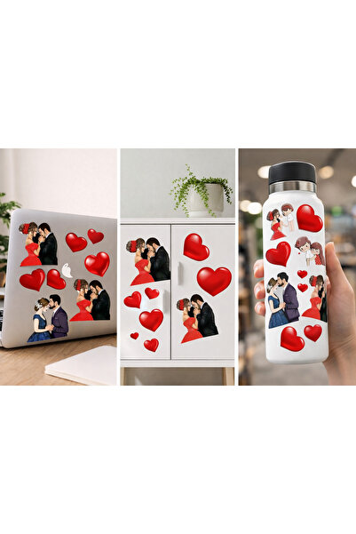 Limitless Design ملصق بتصميم خاص لعيد الحب مقاس 22x30 سم