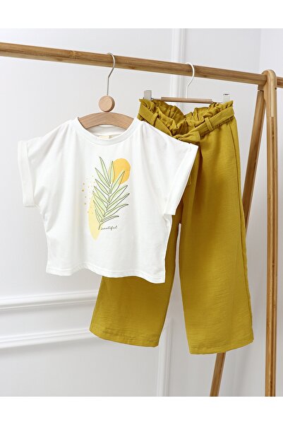 MiniKids Set beautiful 2 piese galben 140 (9-10 ani)