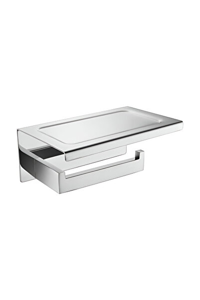 Other Toilet Paper Holder with Shelf - Stainless Steel, Wall Mounted, Chrome ...