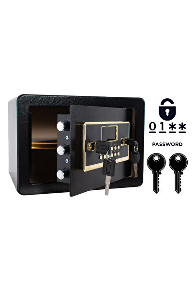 Other Armored Home Safe - Electronic Lock and Key, Q235 Steel, 25x35x25 cm, B...