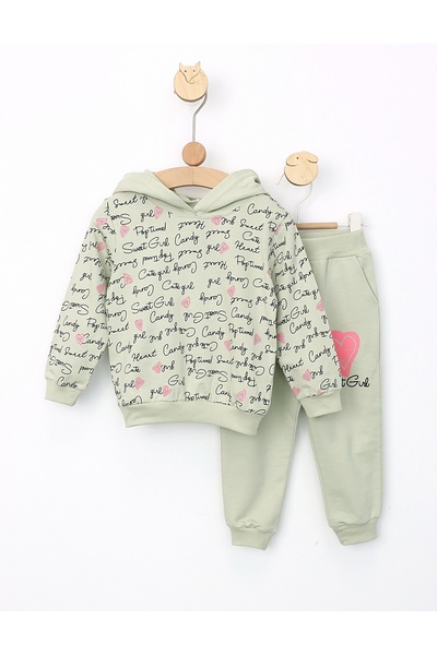 MiniKids Αθλητική φόρμα Sweet Girl ανοιχτό πράσινο μοντέλο 98 (24-36 μηνών)