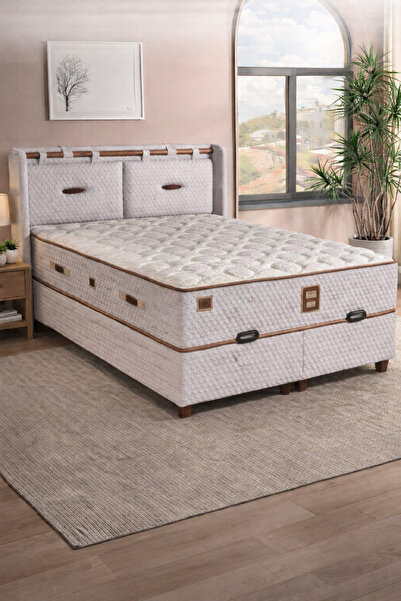 SANDİRA Lapis Full Ortopedik Bamboo Classic Yaylı Yatak (BAZA VE BAŞLIK DAHİL...