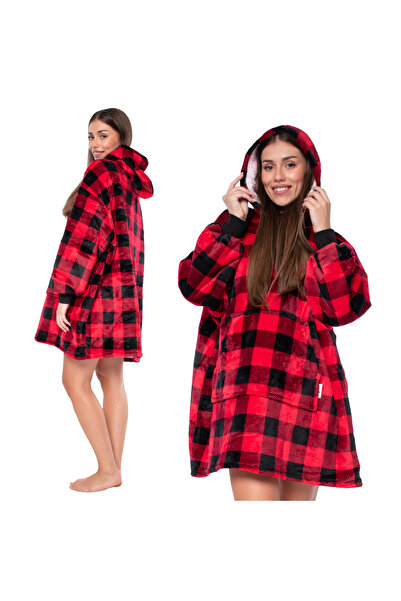 Other Hanorac pătură supradimensionat — Călduros cu glugă, interior Sherpa, m...