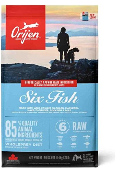 Orijen Six Fish Adult 6 Balıklı Tahılsız Yetişkin Köpek Maması 11.4 kg