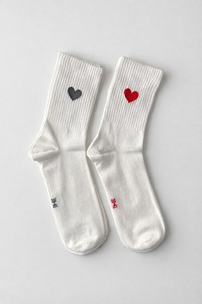 Hakan Collezione 2 Heart Patterned Socks