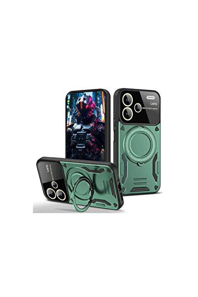 cepmoda غطاء REDMI "NOTE 13 PRO PLUS" 360 مع حامل وحلقة حماية للكاميرا D ماصّ...